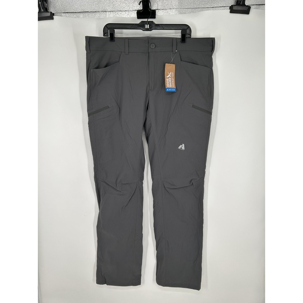 Eddie Bauer Fleece Lined Guide Pro Pants 40x36 Hiking Cargo First Ascent Chino
